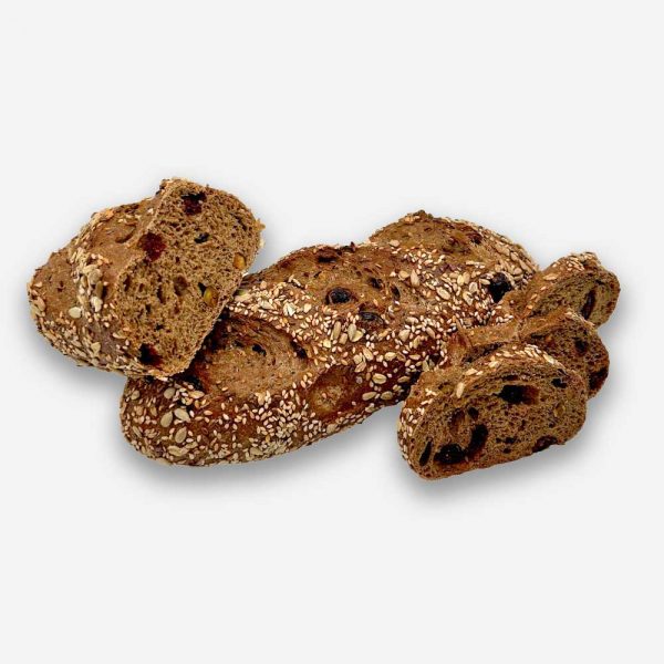 Pan Alemán con arándanos y pistachos